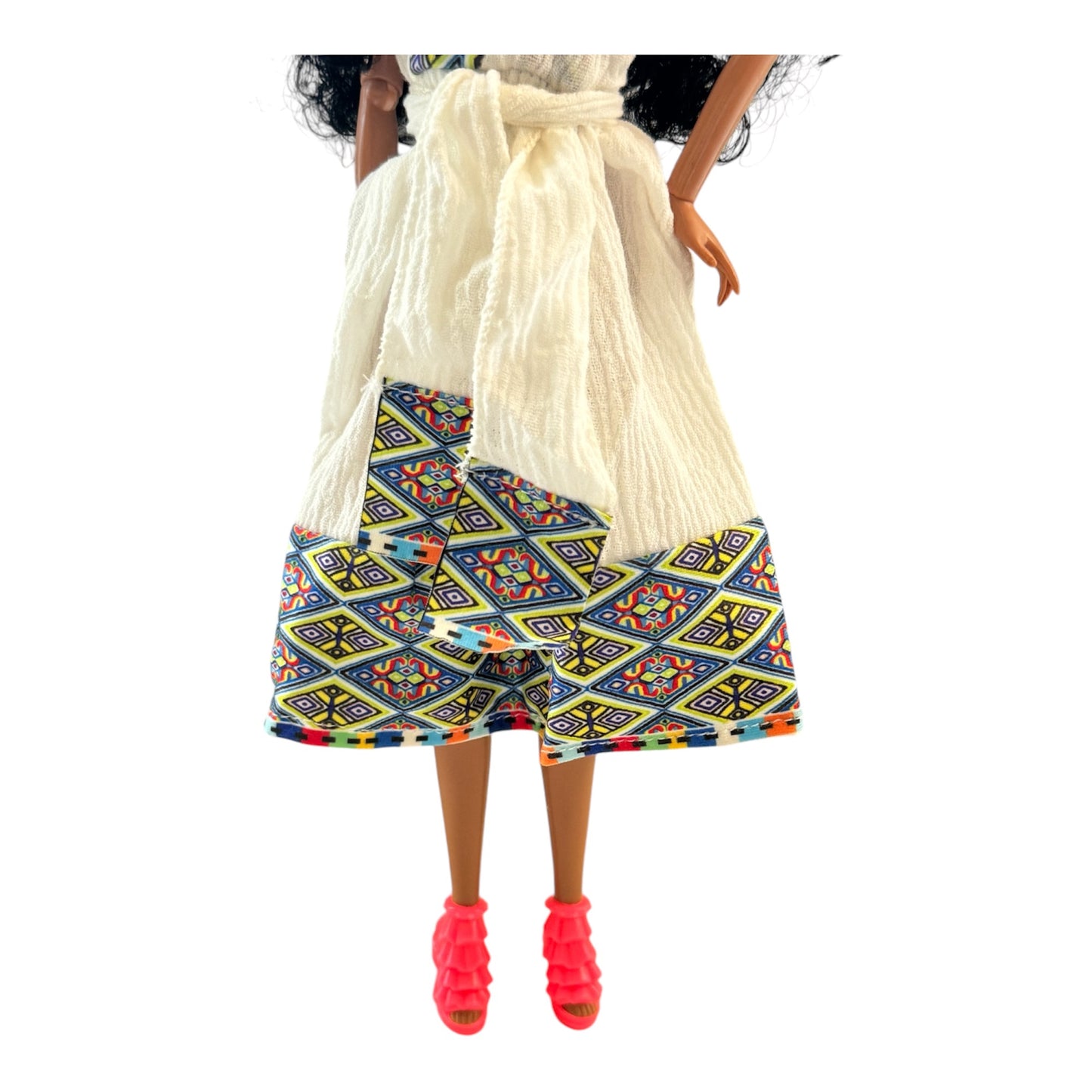 Maya (ማያ) in Colorful Dress