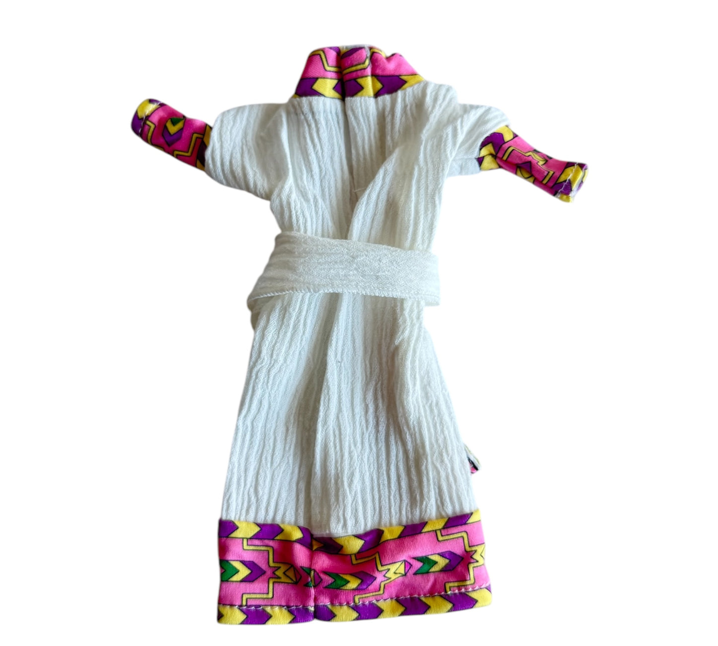Traditional Pink Habesha Doll Dress with Scarf- Elegant Cultural Style